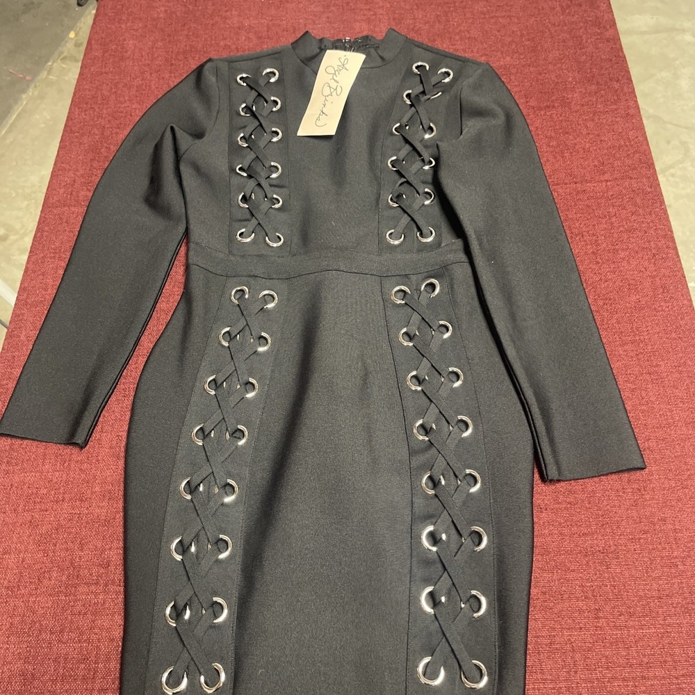 Angel Brinks Women Long Sleeves Dress Size Large